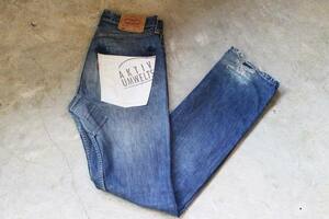 ☆リメイク古着 Levi's/リーバイス 501 デニム 2001年 工場番号299 Made in UK W31 デザインポケット ジーンズ カスタム品 sample ☆