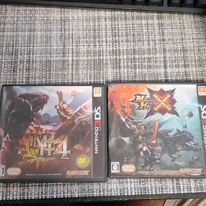 ニンテンドー 3DS ソフト モンスターハンター4 モンスターハンタークロス 2作セット