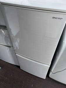 SHARP シャープ 2ドア冷蔵庫 137L 2019年製 ホワイト SJ-D14F