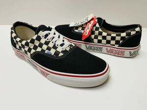 デッド!! 希少 新品 VANS ERA BLK CHECKER バンズ エラ チェッカー サイドテープ us 10.5 JP 28.5 レアモデル