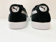 極美品!! 限定 名作 PUMA SUEDE プーマ スエード ブラック シルバー 黒 × 銀 us 10 JP 28 レアカラー_画像7