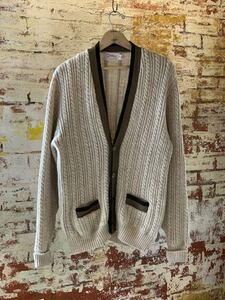 ~60s Catalina KNIT CARDIGAN Vintage Vintage knitted cardigan wool cardigan cable braided Ame tiger TRAD 50s trad 