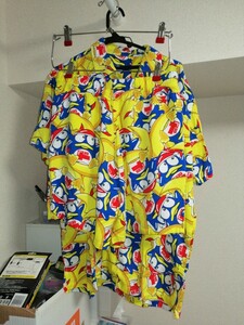 ドン・キホーテ アロハシャツ上下セット ドンペンタウンサンダル付き