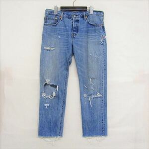 501 Levi's W30 L34 サイズ 古着 リーバイス ストレート デニムパンツ デニム パンツ ジーパン ジーンズ ボトムス 1A1224