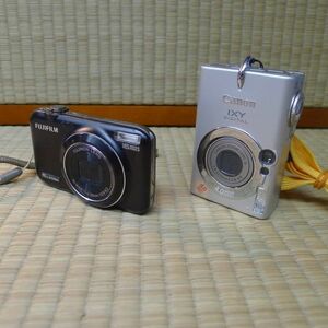 h315 FUJIFILM FINEPIX JX400/Canon IXY DIGITAL 400/2台まとめて/コンパクト・デジタルカメラ/60