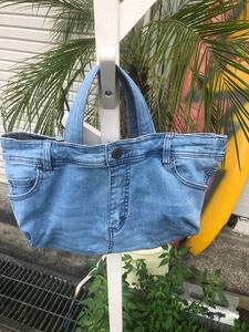 ハンドメイド 訳ありデニムリメイクバッグ 現品限り