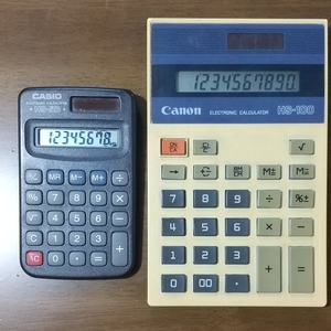 【再値下げしました】Canon 電卓+CASIO電卓 2個セット