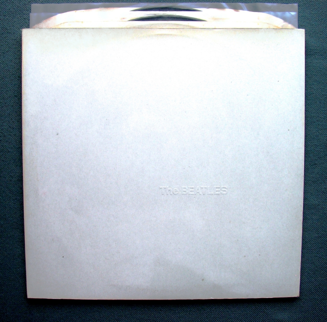 雅雑§(7)WLP[Beatles/WhiteAlbum]東南アジア3ヵ国/淡緑Apple盤/上↑出しエンボスジャケ優良/Stereo/盤質良好も微プッ多ジジ僅少/XEX 709-1