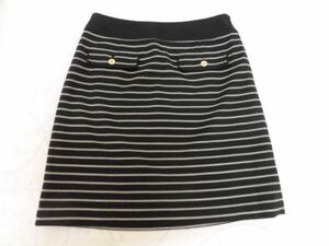 (8442)any sis skirt border black 3 USED