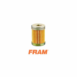 GM old car Chevrolet Cadillac GMC carburetor car fuel filter FRAM made 1960 period and, 1970 period front half. GM car agreement 