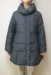 [ new goods ] super-discount * stock disposal M size lady's down coat Mrs. down coat woman down coat . style charcoal gray color 