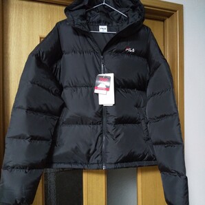 women's定番FILA(フィラ)ダウンジャケット ブラック