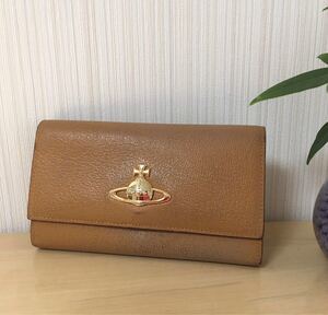 長財布 ヴィヴィアンウエストウッド Vivienne Westwood キャメル