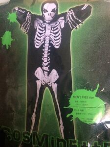 がい骨全身タイツ メンズコスチューム●仮装 パーティー クリスマス ハロウィン 忘年会