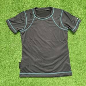 Direct Alpine 機能性Tシャツ PURE1.0 Anthracite/Orbit XS ダイレクトアルパイン グレー/水色 レディース Tシャツ