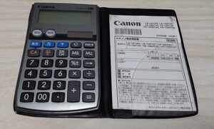 Canon 電卓 手帳型計算機