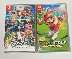 大乱闘スマッシュブラザーズSPECIAL とマリオゴルフスーパーラッシュ 新品未開封