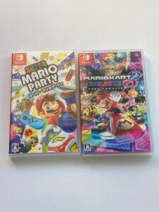 マリオカート8デラックス スーパー マリオパーティ2本セット 新品未開封 シュリンク付き