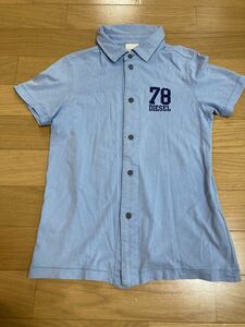  diesel short sleeves shirt size S 120 centimeter about tops Kids Junior man diesel with defect 