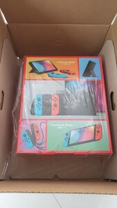 未開封納品書付き 任天堂 Nintendo Switch 有機ELモデル Joy-Con (L)ネオンブルー/(R) ネオンレッド