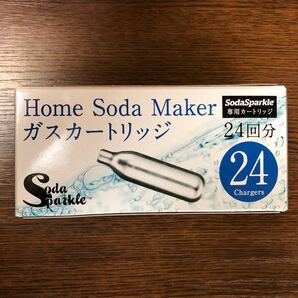 ソーダスパークル、炭酸水 ガスカートリッジ、24本(1箱) ソーダスパークル
