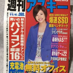 上戸彩 週刊アスキー 表紙切り抜き1枚