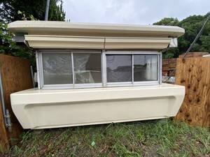 ☆ 福岡発 プレハブ スーパーハウス お店 コンテナ コンテナハウス おしゃれ DIY (約) 横幅3,550×奥行2,000×高さ2,200(mm)