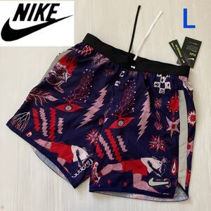ナイキ NIKE ランニングショートパンツ メンズL インナーパンツ付き