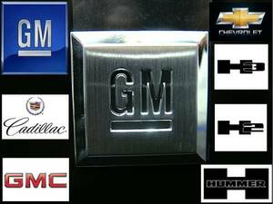 GM ロゴ 純正品 エンブレム 1ps 新品 GMC タホ サバーバン シボレー キャデラック ハマー H1 H2 H3 C-1500 シルバラード カマロ インパラ