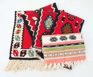 Art hand Auction Großhandel Vintage-Kleidung * Naher Osten Marokko Iran * Handgefertigte Teppiche 5 Stück * Marokkanischer Kelim Outdoor Camping, Teppich, Teppiche, Matte, Teppiche, Teppiche im Allgemeinen