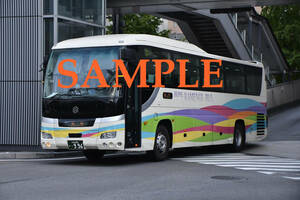 D-3[ bus photograph ]L version 4 sheets turtle. . bus ga-la Hakata (2)