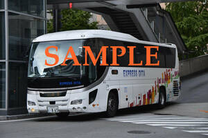 D-3[ bus photograph ]L version 5 sheets Ooita bus Selega high speed car Fukuoka line 
