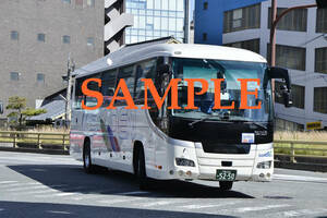 D-3[ bus photograph ]L version 3 sheets Sanden traffic Selega .... number Fukuoka line 