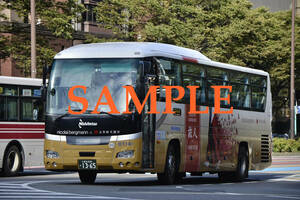 D-３【バス写真】Ｌ版３枚　西日本鉄道　西鉄バス　ガーラ　大宰府ライナーバスラッピング車（1365）