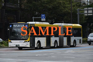 D-３【バス写真】Ｌ版２枚　西日本鉄道　西鉄バス　スカニア-ボルグレン　連接車