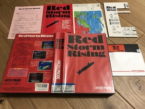 ★PC98 5”2HD レッドライジングストーム マイクロプローズ Red Storm Rising MICRO PROSE 潜水艦 Y