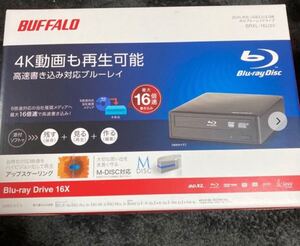 BUFFALO 16倍速書き込み BDXL対応 外付ブルーレイドライブ