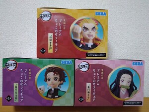 鬼滅の刃 プレミアムちょこのせ フィギュア 竈門炭治郎-煉獄杏寿郎-竈門禰豆子