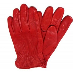 送料無料★格安! NAPA GLOVES ナパ 鹿革 ディア グローブ プレーン 800RED-XS レッド 赤 chopper 883 原付 USA老舗 レディース対応サイズの画像3