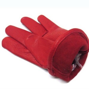 送料無料★格安! NAPA GLOVES ナパ 鹿革 ディア グローブ プレーン 800RED-XS レッド 赤 chopper 883 原付 USA老舗 レディース対応サイズの画像4