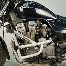 CB750 1991-2007 クラッシュバー エンジンガード ホンダ ブラック_画像2