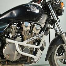 CB750 1991-2007 クラッシュバー エンジンガード ホンダ ブラック_画像3