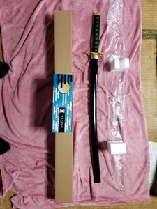 鬼滅の刃 時透無一郎7(ときとむいちろう)日輪刀 未使用品 箱付き 観賞用 木製模造刀 刀サイズ98センチ刃の長さ667ミリです。