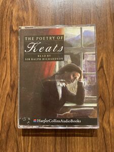 The Poetry of Keats read by Sir Ralph Richardson HarperCollins AudioBooks カセットテープ1巻