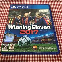 used PS4 「 ウイニングイレブン2017 」解説書はオンライン / 外ケースパッケージスレあり / Winning Eleven ウイイレ_画像1