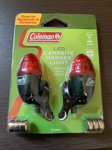 コールマン(Coleman USA)キャンプサイトマーカーLEDライト(赤色)廃盤希少