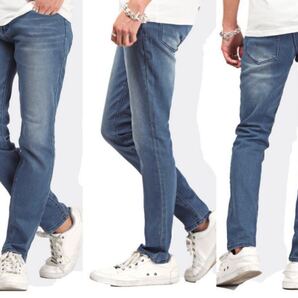 ストレッチ デニムパンツ L