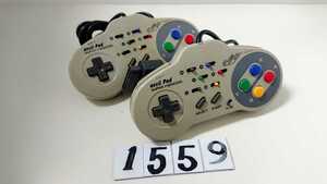 任天堂 Nintendo Nintendo スーパーファミコン SFC 連射 コントローラー ASCII アスキーパッド AS-131-SP 2個 セット 中古