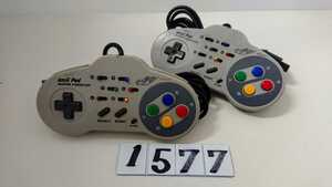 Nintendo ニンテンドー 任天堂 SFC スーファミ スーパーファミコン ゲーム 連射 コントローラー ASCII アスキーパッド AS-131-SP 2個 中古