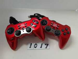 PS3 PlayStation PlayStation PlayStation game controller HORI Horipad 3 PRO. 2 piece red accessory peripherals used 